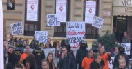 Demonstrace proti uprchlíkům v Olomouci