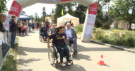 Štafeta na invalidním vozíku