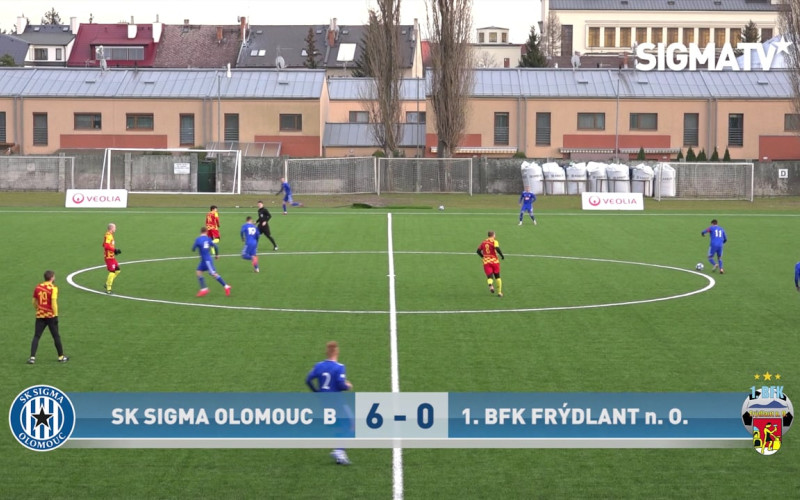 Příprava, SK Sigma Olomouc B - 1. BFK Frýdlant N. O. 6:0 | OLTV.cz ...